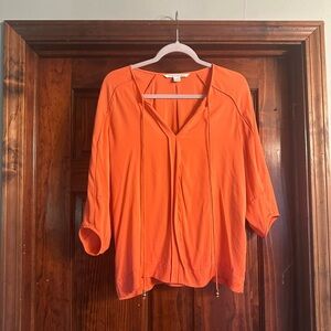 Women's Orange Blouse